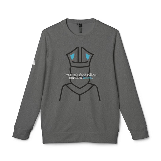 "Never Talk About Politics, Hockey- adidas® Sweatshirt