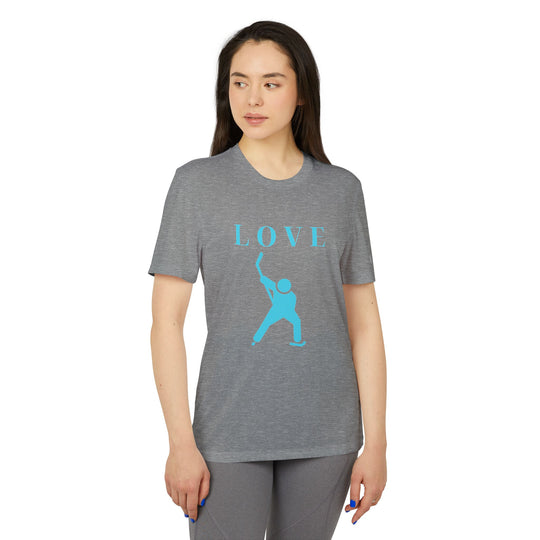 "Player Hockey Love" - adidas® Sport T-shirt