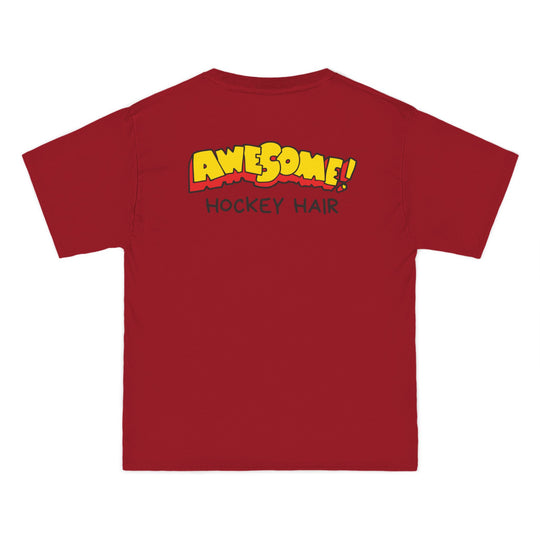 "Awesome Hockey Hair" -  Beefy-T® T-Shirt