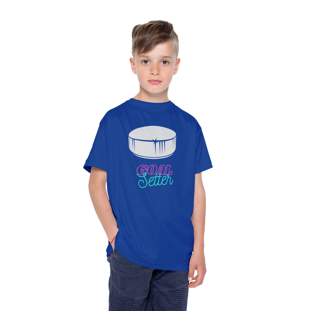 "Goal Setter" - Kids Sports T-Shirt