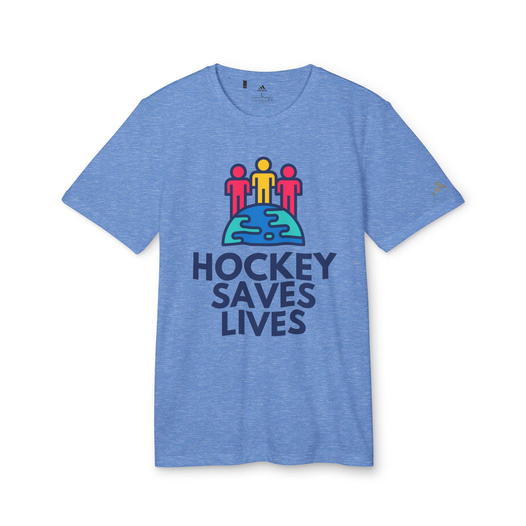 "Hockey Saves Lives" - adidas Sport T-shirt