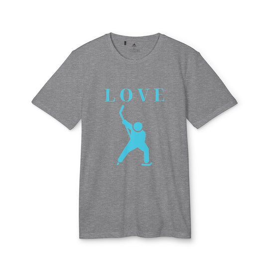 "Player Hockey Love" - adidas® Sport T-shirt