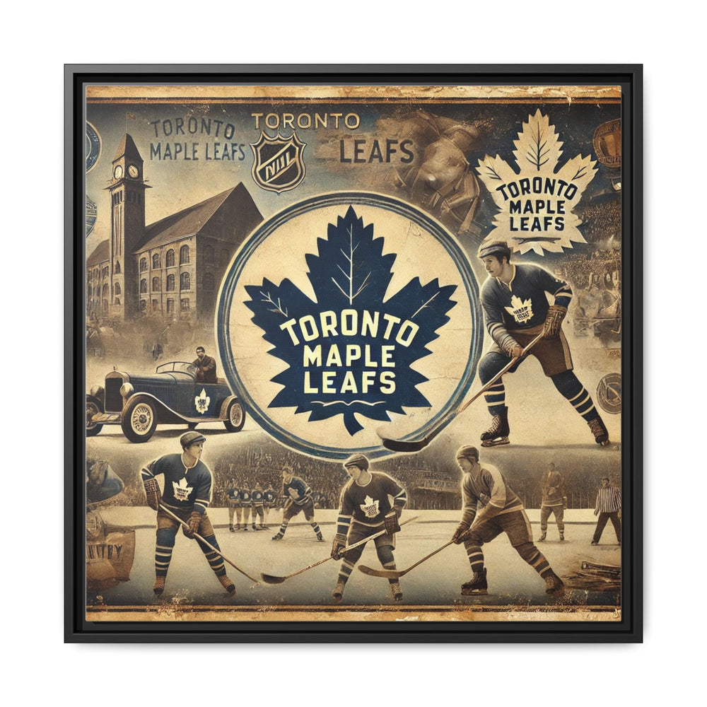 Vintage Toronto Maple Leafs"  - Matte Canvas, Framed