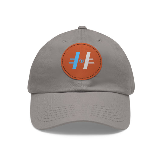 "H1 Hockey Logo" -  Leather Patch (Round)