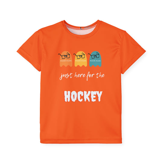 "Just Here For Hockey" - Kids Sports T-Shirt