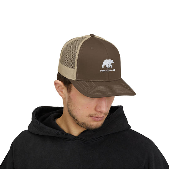 "Bear" - Snapback Trucker Cap