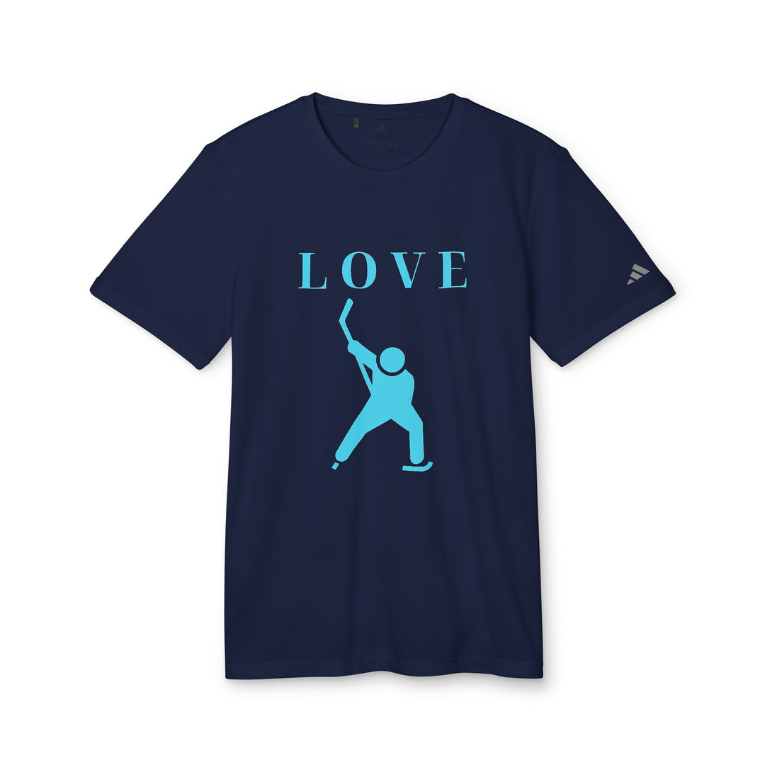 "Player Hockey Love" - adidas® Sport T-shirt