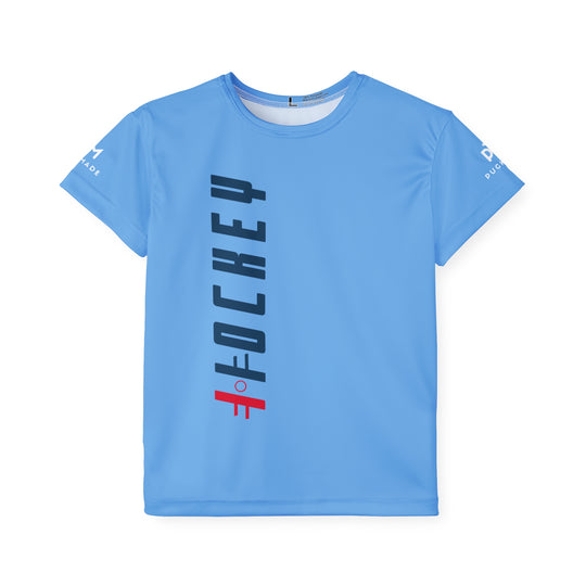 "Hockey Vertical" - Kids Sports T-Shirt