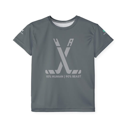 "10% Human, 90% Beast" - Kids Sports T-Shirt