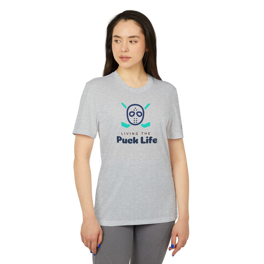 "Living The Puck Life" - adidas Sport T-shirt