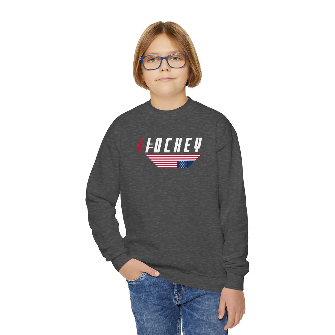 "USA Hockey" - Youth Sweatshirt