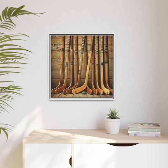 "Vintage Sticks"  - Matte Canvas, Framed