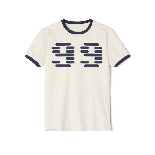 "Ringer #99" - Cotton Ringer T-Shirt