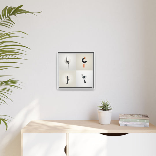 "Zen & Center"  - Matte Canvas, Framed