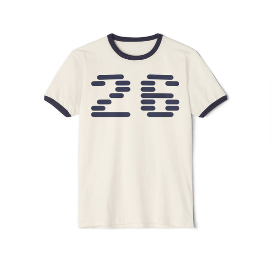 "Ringer #26" - Cotton Ringer T-Shirt