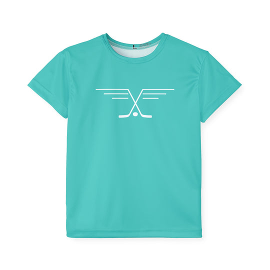 "Hockey Stick Wings" - Kids Sports T-Shirt