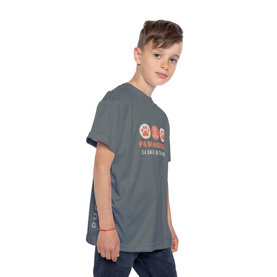 "Paw Hockey" - Kids Sports T-Shirt