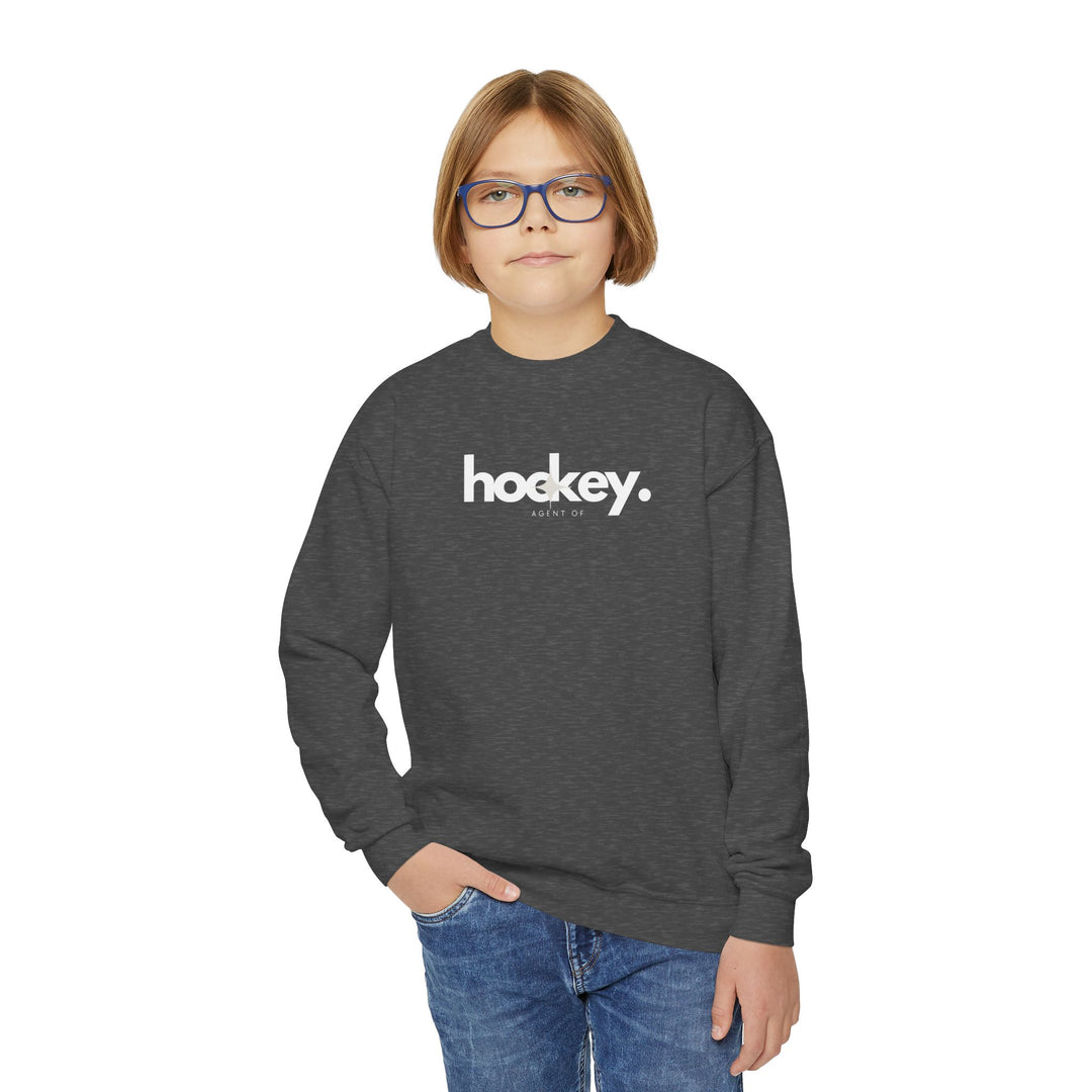 "Agent Of Hockey" - Youth Sweatshirt