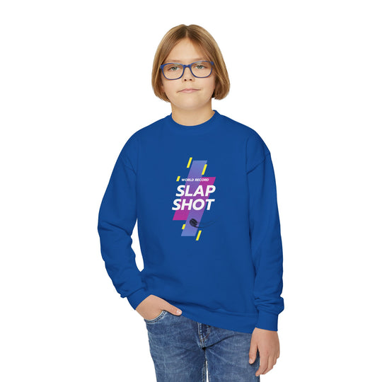 "World Record Slapshot" - Youth Sweatshirt