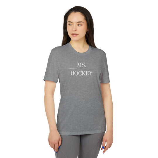 "Ms. Hockey" - adidas Sport T-shirt