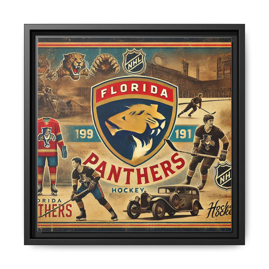 "Florida Panthers"  - Matte Canvas, Framed