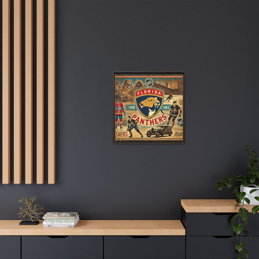 "Florida Panthers"  - Matte Canvas, Framed
