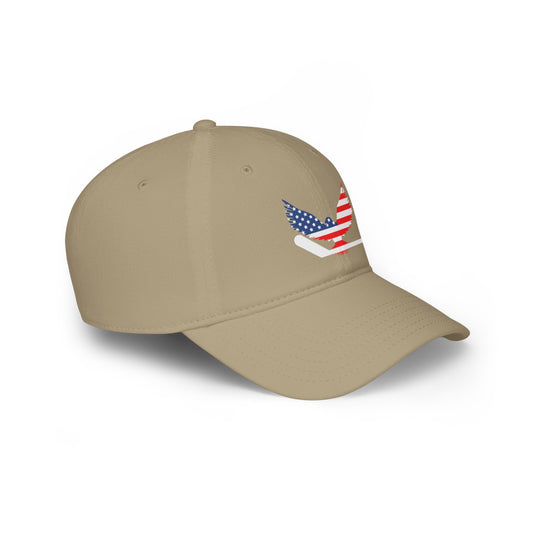 Eagle on Stick - Low Profile Cap