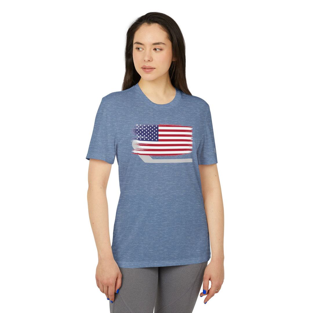 "Stick Under Flag" adidas Sport T-shirt