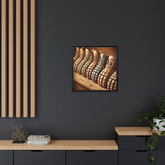 "Vintage Gloves"  - Matte Canvas, Framed