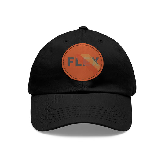 "Flex" -  Leather Patch (Round)