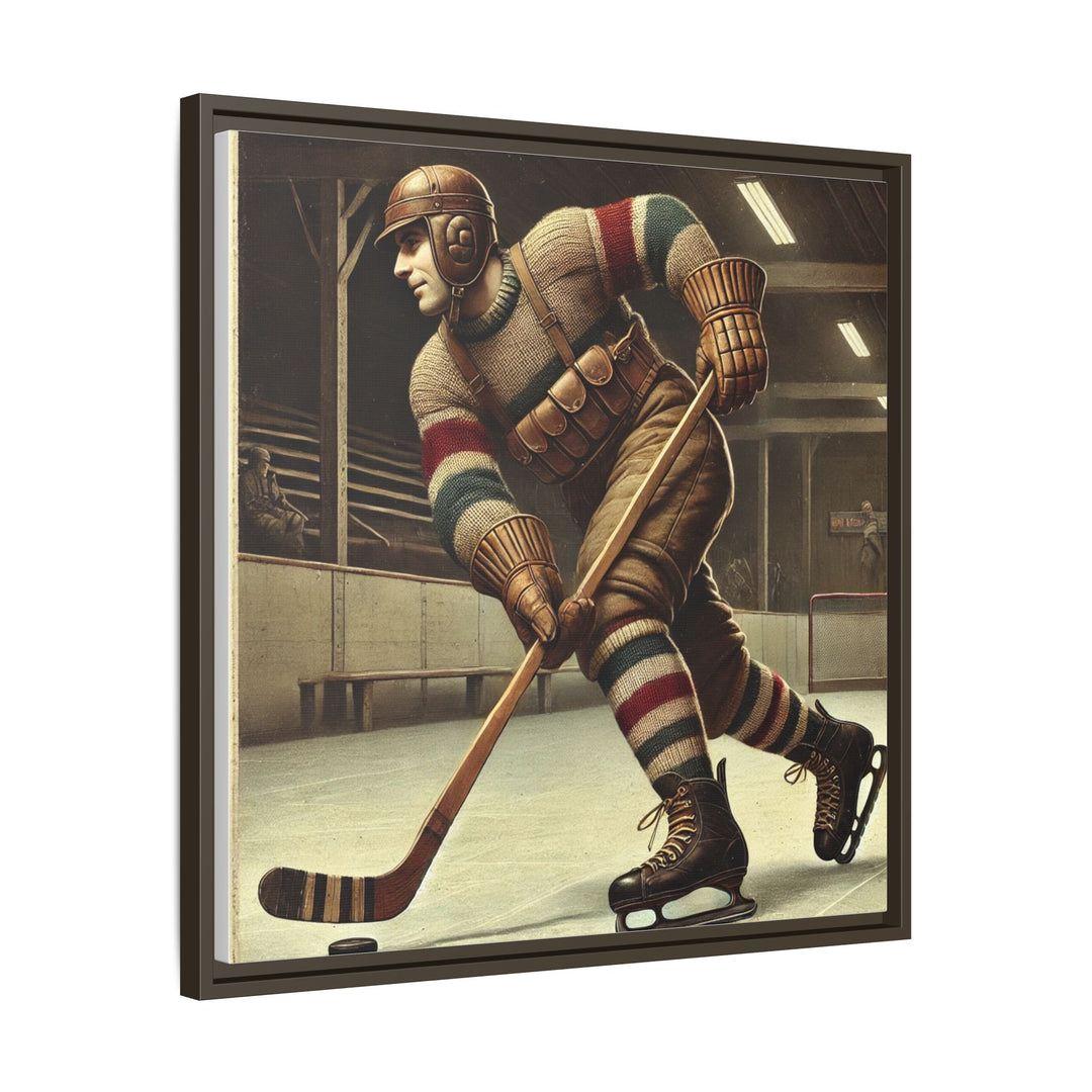 Vintage Player"  - Matte Canvas, Framed