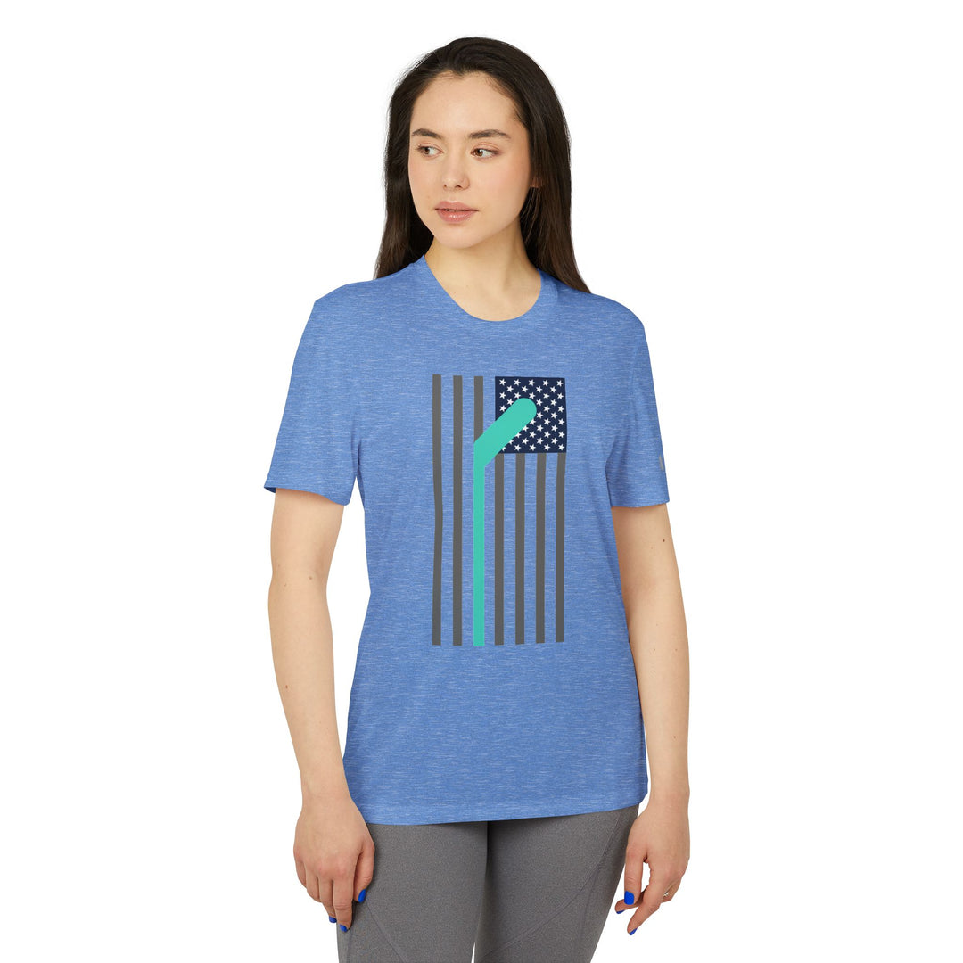 "Stick Over Flag" - adidas Sport T-shirt