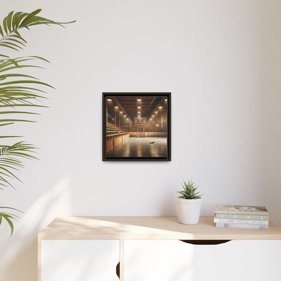 "Vintage Rink"  - Matte Canvas, Framed
