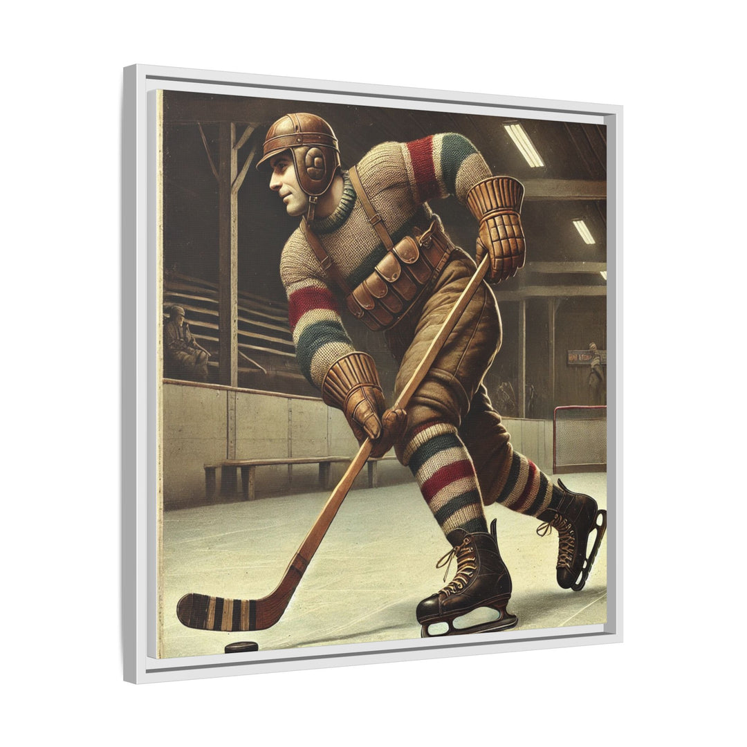 Vintage Player"  - Matte Canvas, Framed