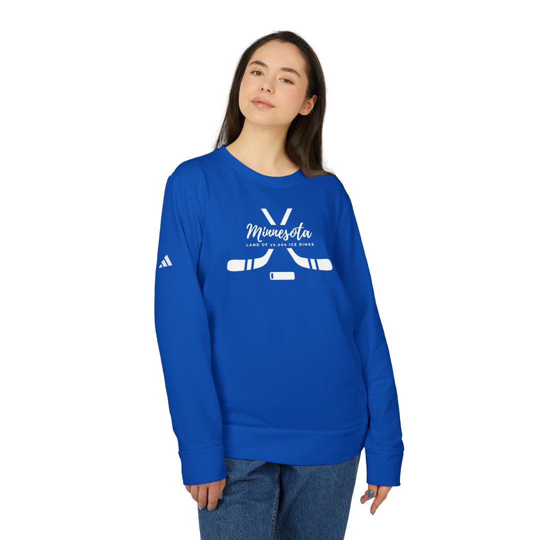 "Land Of 10,000 Ice Rinks" - adidas® Sweatshirt