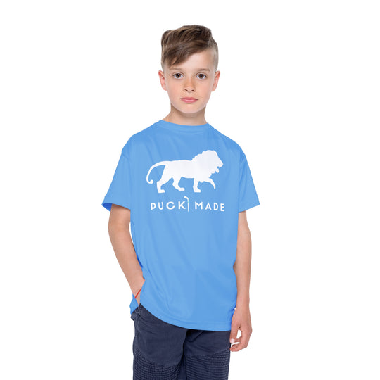 "PuckMade - Lion" Kids Sports T-Shirt