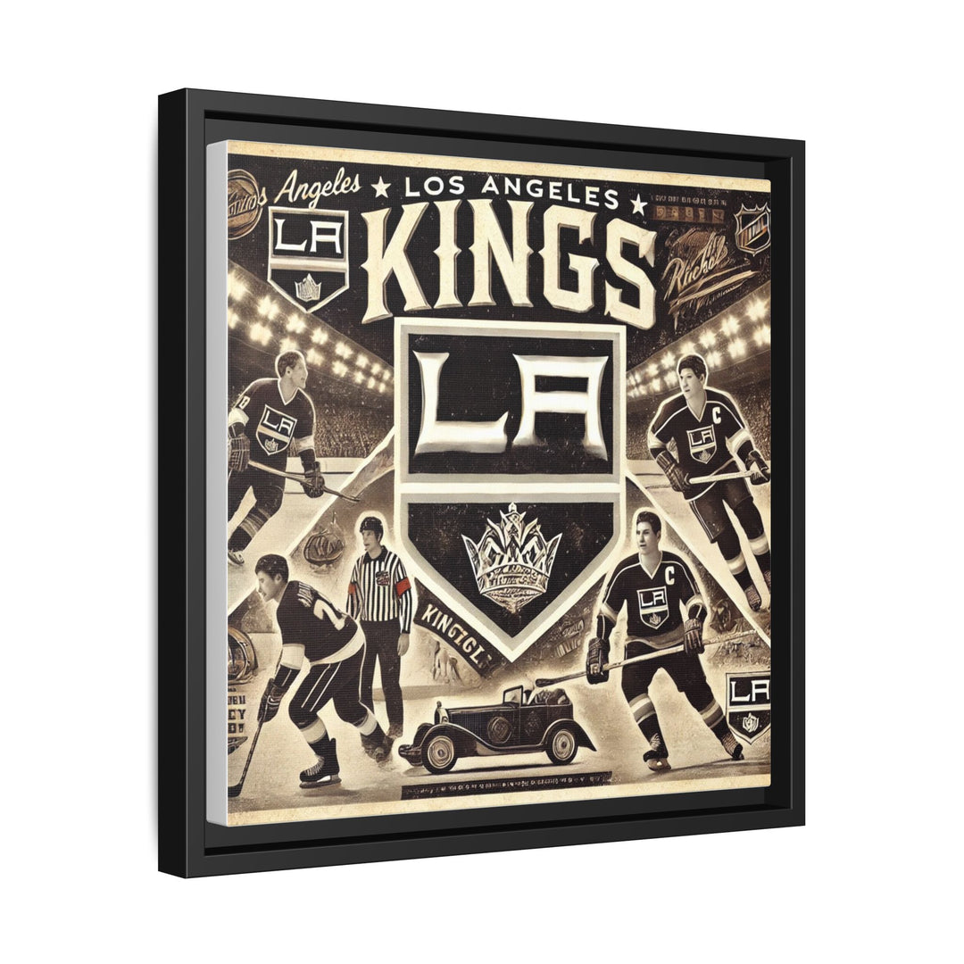 "Vintage LA Kings"  - Matte Canvas, Framed