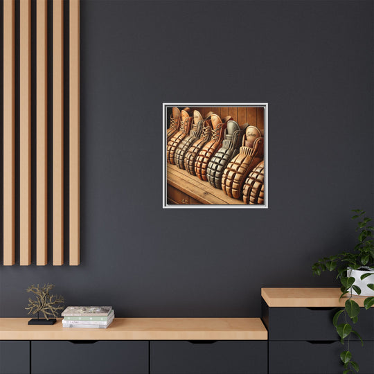 "Vintage Gloves"  - Matte Canvas, Framed