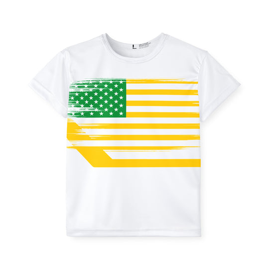 "Stick Over Flag" - Kids Sports T-Shirt