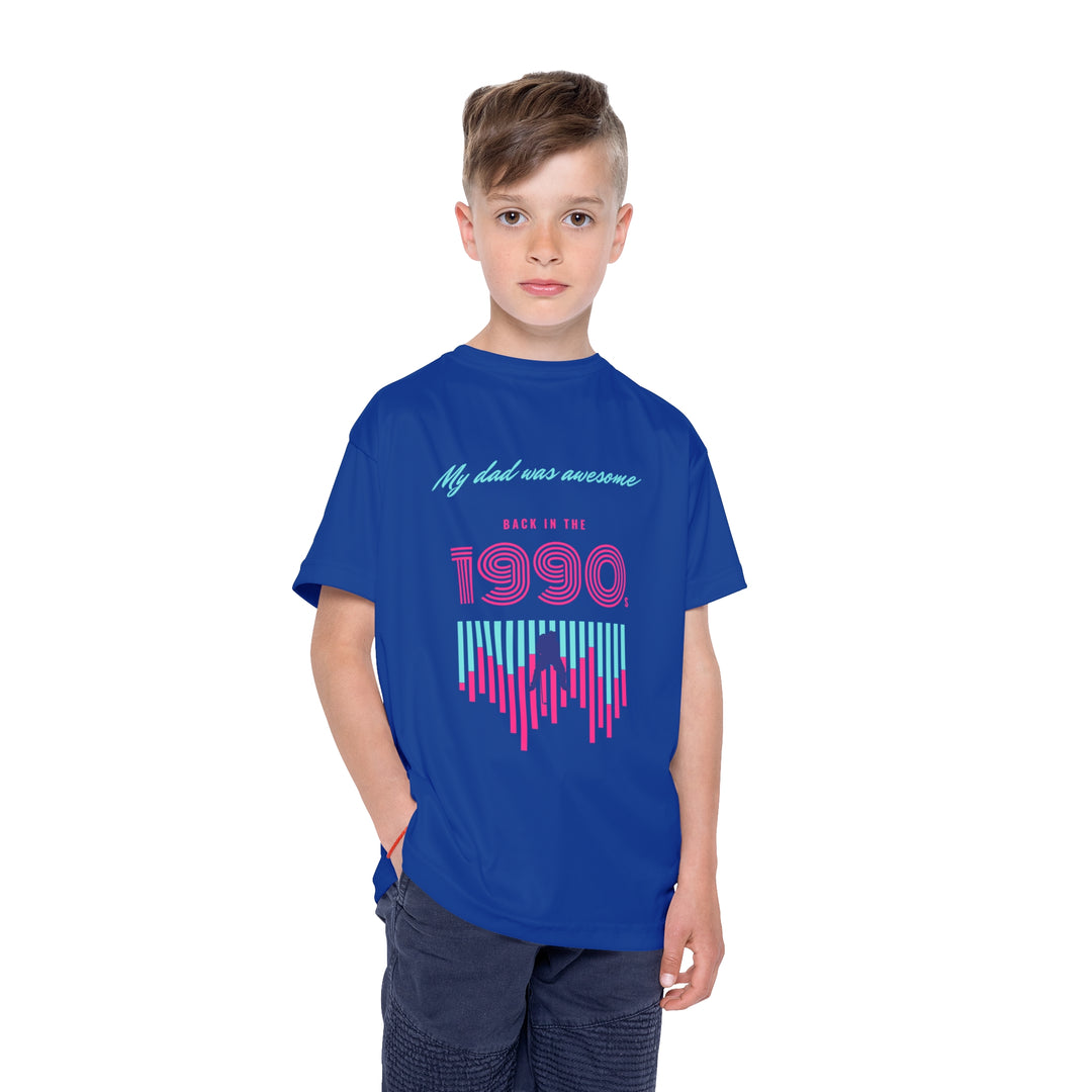 "My Dad Was Awesome Back in the 1990's" - Kids Sports T-Shirt