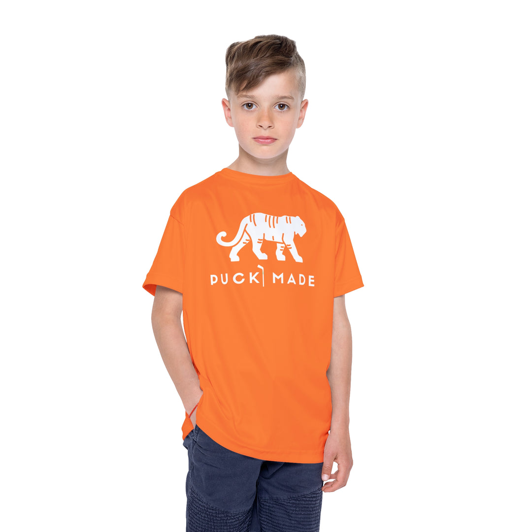 "PuckMade - Tiger" Kids Sports T-Shirt