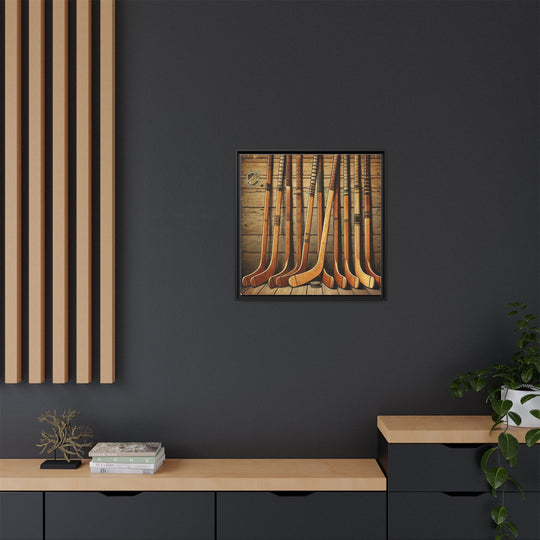"Vintage Sticks"  - Matte Canvas, Framed