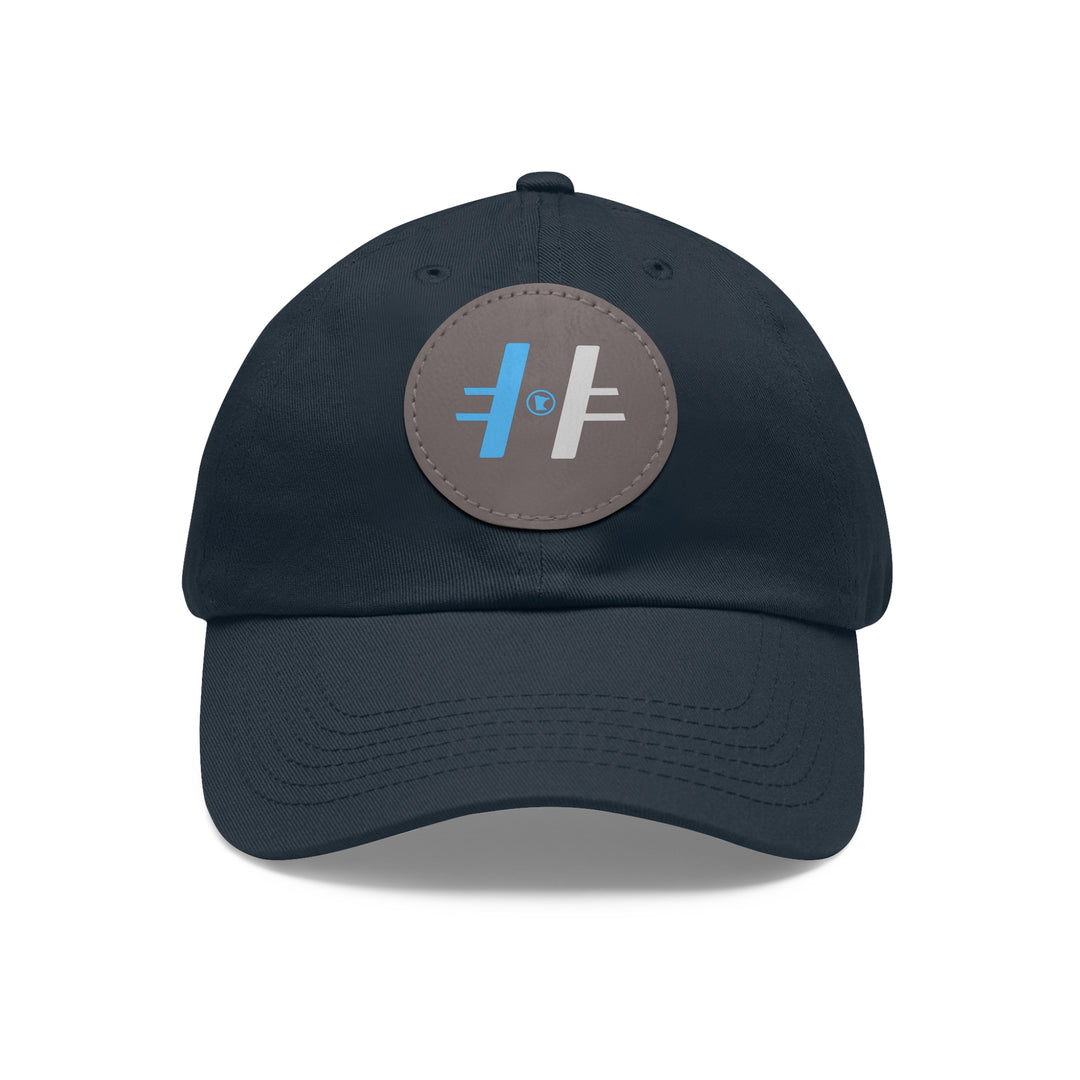 "H1 Hockey Logo" -  Leather Patch (Round)