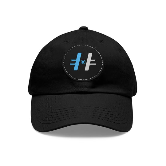 "H1 Hockey Logo" -  Leather Patch (Round)