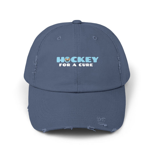 "Hockey For A Cure" -  Distressed Cap