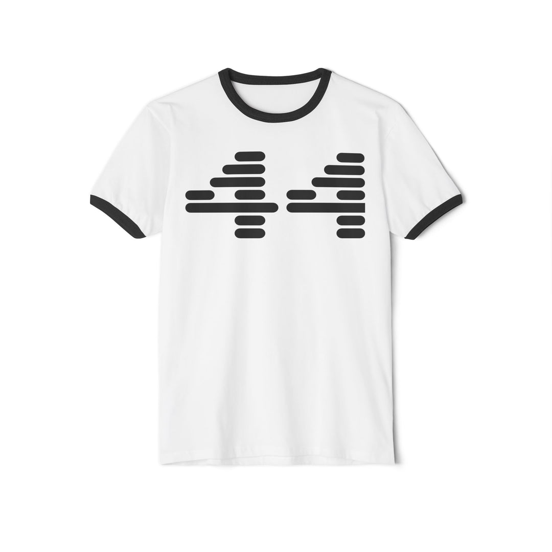 "Ringer #44" - Cotton Ringer T-Shirt