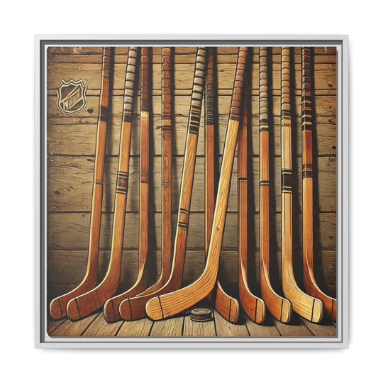 "Vintage Sticks"  - Matte Canvas, Framed