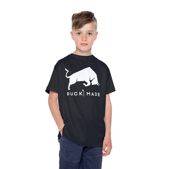 "PuckMade - Bull" Kids Sports T-Shirt