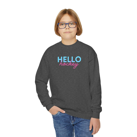 "Hello Hockey" - Youth Sweatshirt