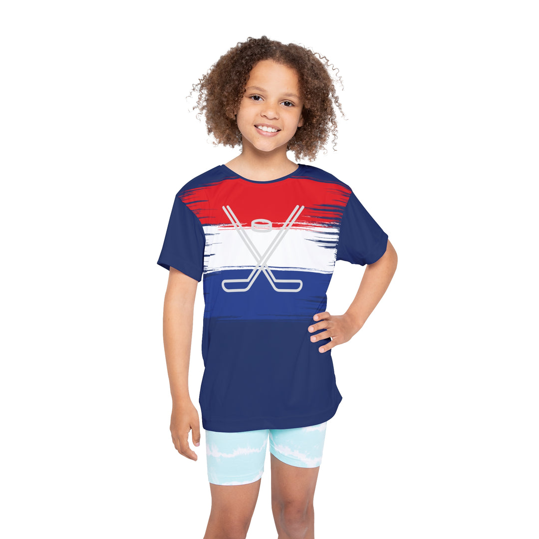 "USA Sticks" - Kids Sports T-Shirt